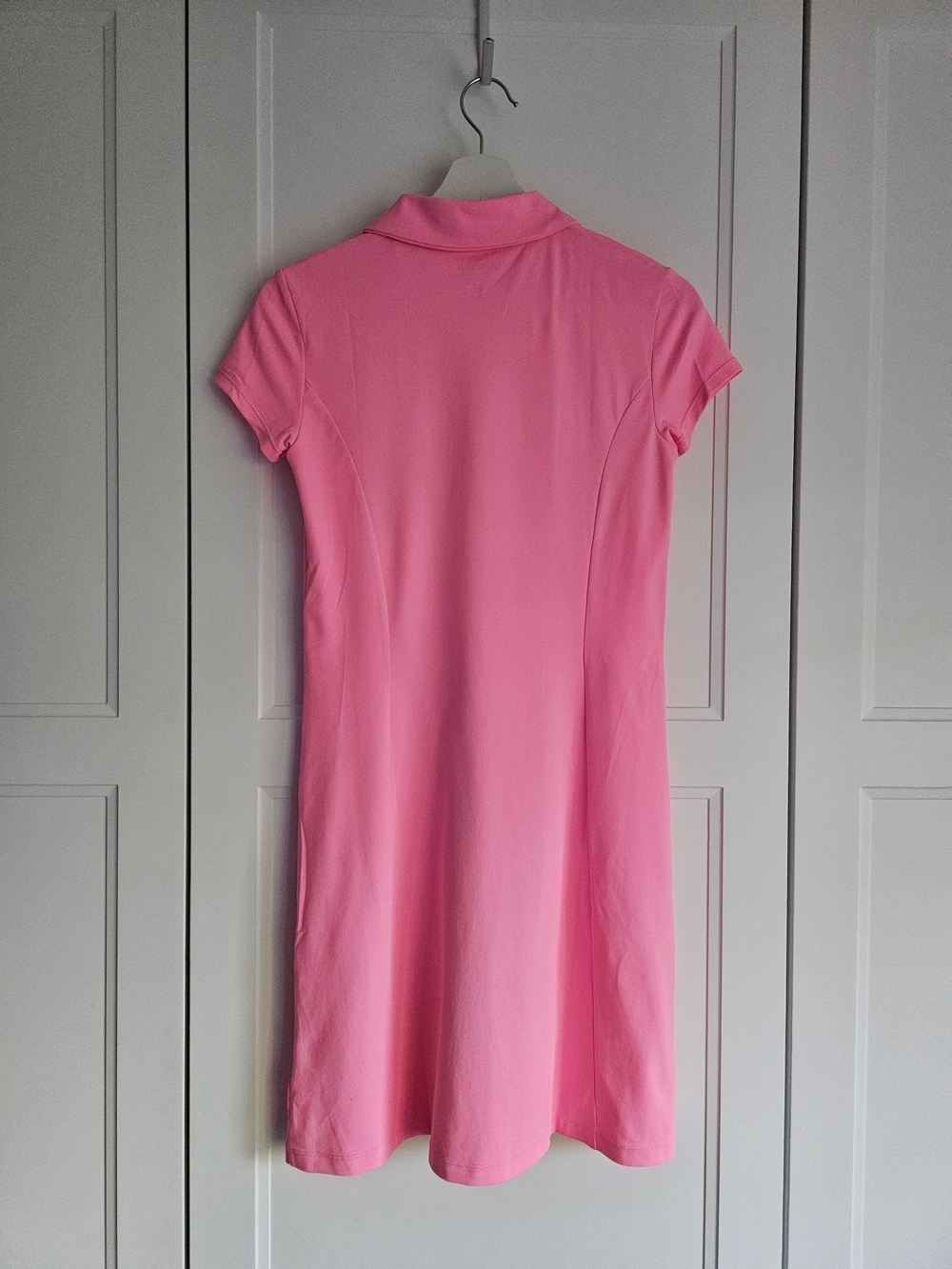 Lilly Pulitzer Frida Scallop Polo Dress Rousseau Pink Polo Dress + Shorts $188 - Picture 10 of 11